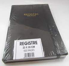 registre 5*5mm-20*30cm-500 pages