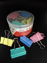 colour binder clips