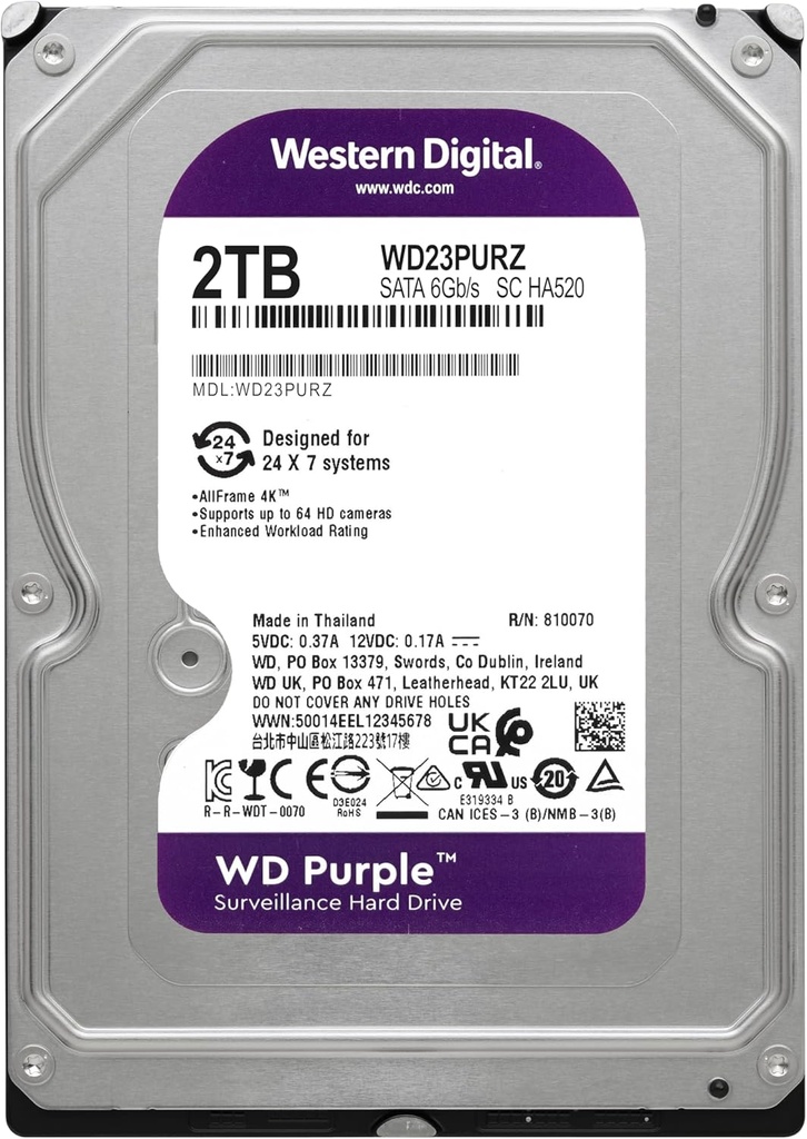 2TB Hard Drive WD 