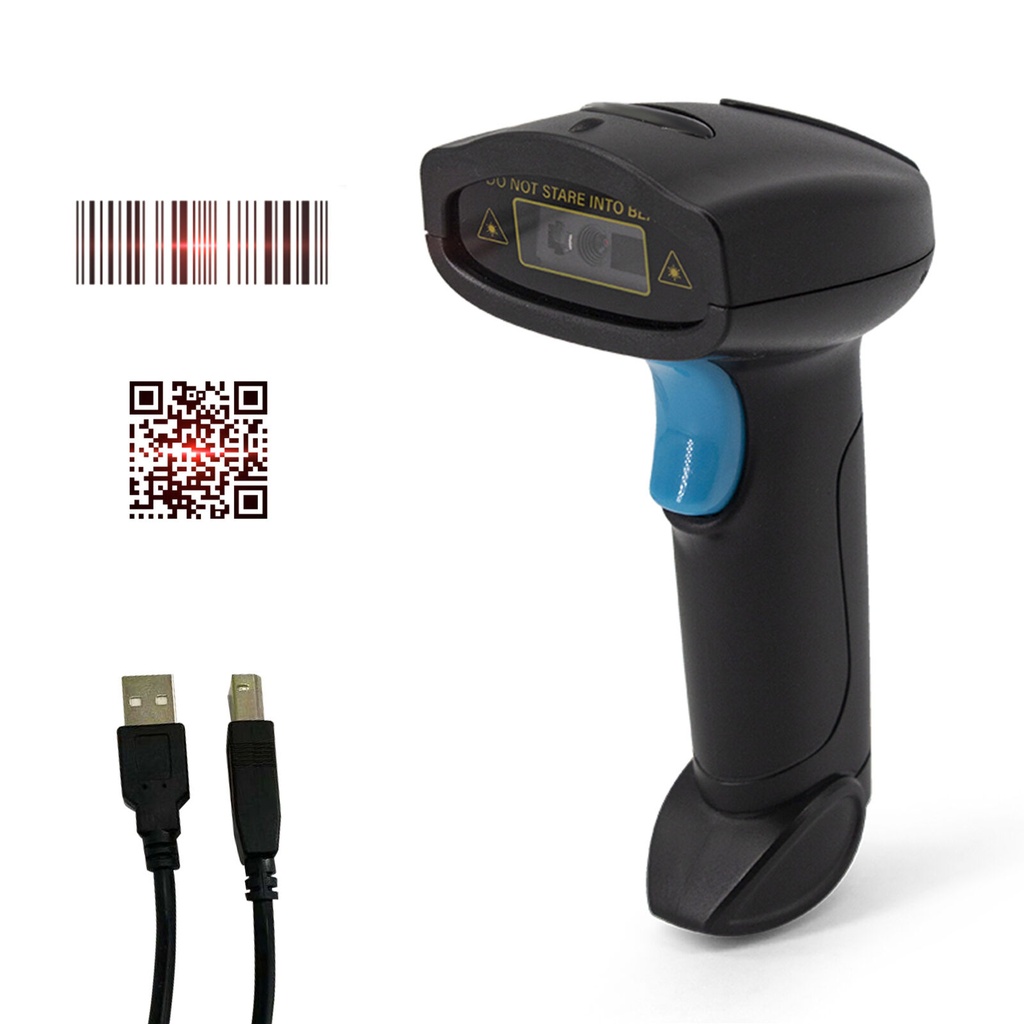 USB WIRED 1D PLUG AND PLAY BARCODE SCANNER SOCKSEA