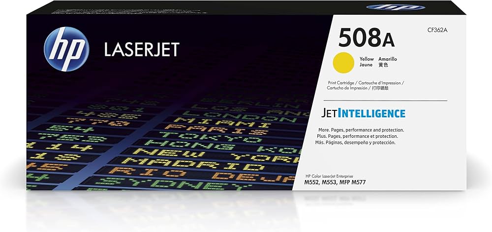 HP 508A Toner Jaune compatible (CF362A) Compatible