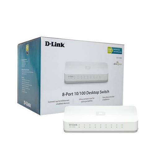 D-LINK 8PORT 10/1000 DESKTOP SWITCH