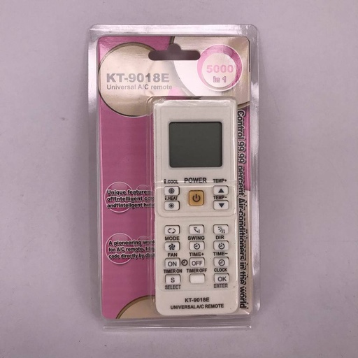 kt-9018e universal a/c remote